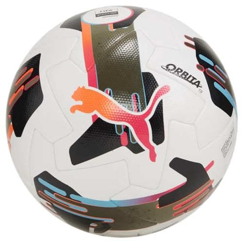 Puma Orbita LaLiga 1 Machine Stitched Soccer Ball 5 PUMA White-multicolor SS24 gallery