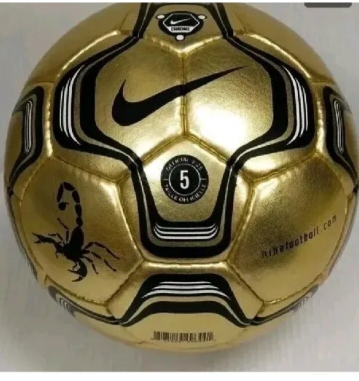 Nike Gold Chrome Scorpion Football | Secret Tournament 2002 | Cage Ball Size 5