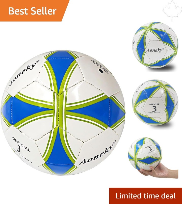 Size 5 Soccer Ball with Hand Pump – Perfect for Adult Training & Recreation