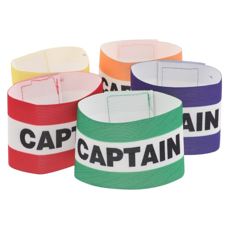 5 Pcs Captain's Armband Football Captains Bands Adult Capatin Armbands