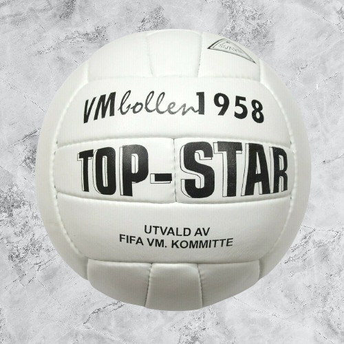 Top Star VM Bollen | Fifa World Cup 1958 | Official Match Ball | Leather Size 5