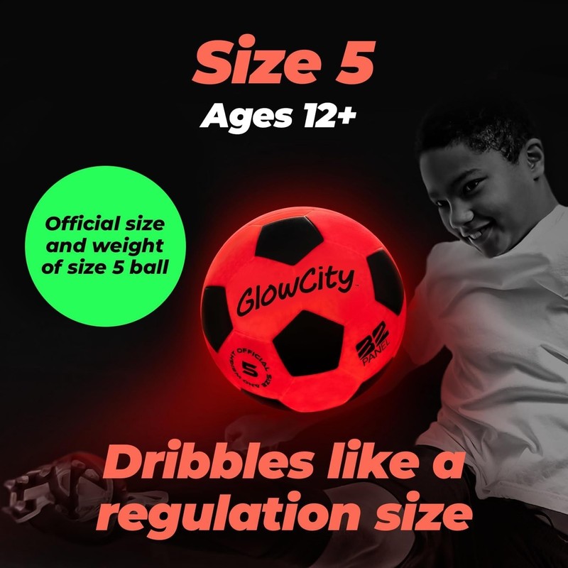 Lighted Soccer Ball - Durable Rubber Construction gallery