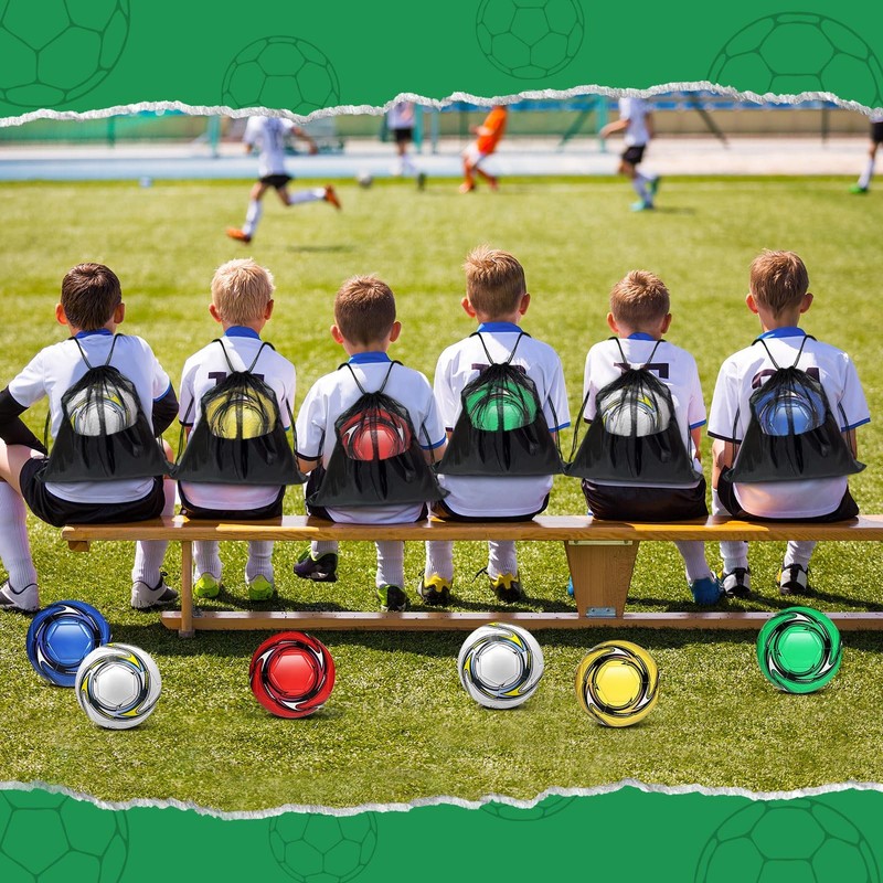6 Pack Operation Deflated Christmas Soccer Ball with Pump for Child,Items Bulk gallery