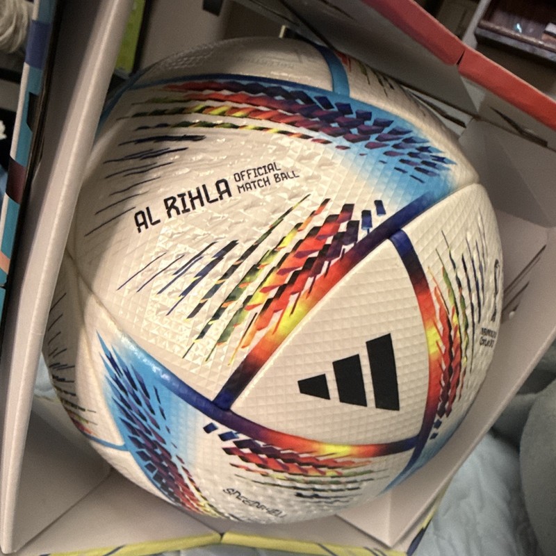 adidas Al Rihla Pro FIFA World Cup Qatar 2022 Match Soccer Ball Size 5 gallery