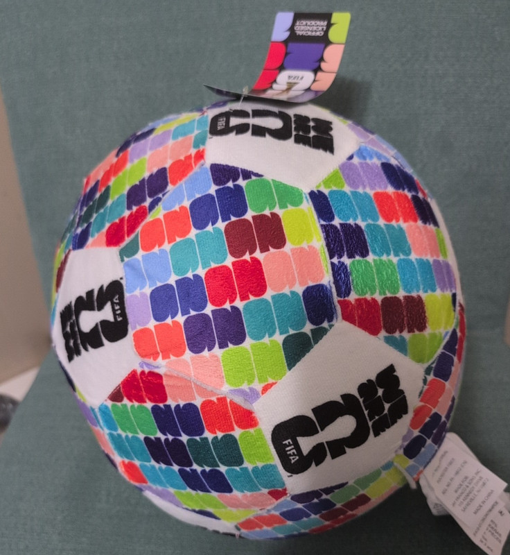 Jazwares FIFA World Cup 2026 USA 9-Inch Plush Soccer Ball licensed