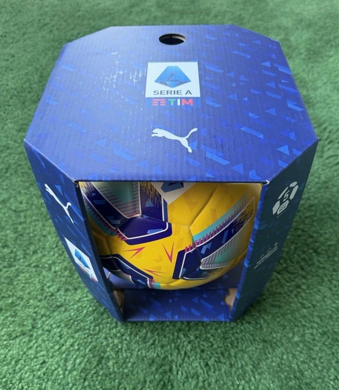 PUMA Unisex Orbita Serie A Machine Stitched Soccer Ball Size 5 FIFA Quality
