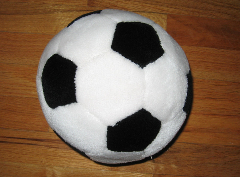 PLUSH SOCCER BALL-NEW!