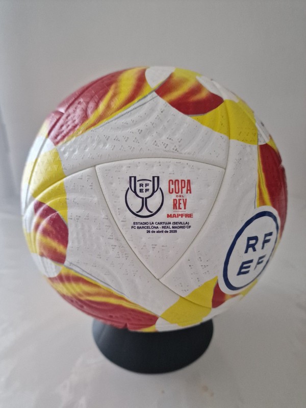 Adidas Official Match Ball Copa Del Rey 2025 Final FC Barcelona – Real Madrid CF