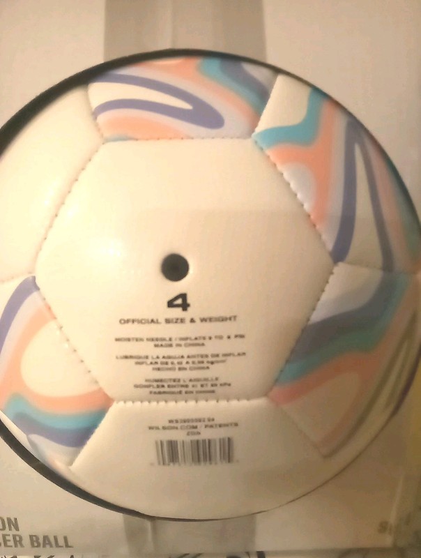 Wilson Pentagon Pro Target Bright Size 4 Soccer Ball NIB - Youth 8-12 gallery