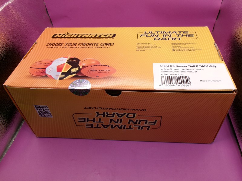 Nightmatch Light Up LED Soccer Ball - Official Size 5 - w/ pump and batteries gallery