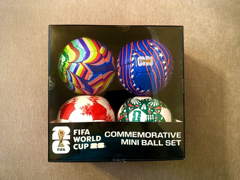 ⚡FIFA WORLD CUP 2026 COMMEMORATIVE BALL SET 4-PACK ⚡(3 Available)
