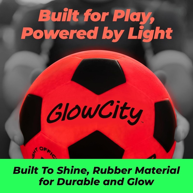 Lighted Soccer Ball - Durable Rubber Construction gallery