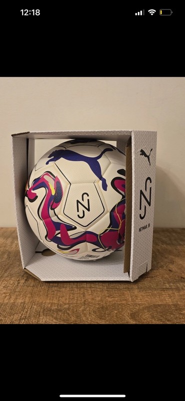 Puma Neymar JR Performance Ball White Soccer Way 1 084078 01 Size 5 NEW