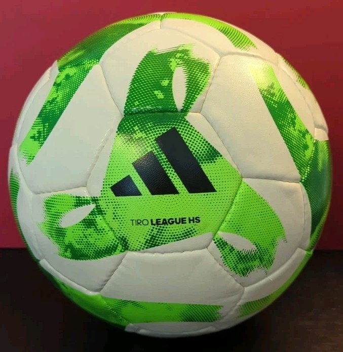 New – Adidas Tiro Training Soccer Ball – Size 5 – Green/White