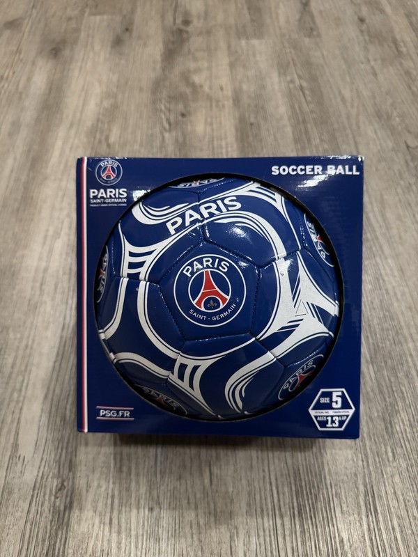 PSG PARIS SAINT GERMAIN SOCCER BALL BLUE WHITE SIZE 5 NEW