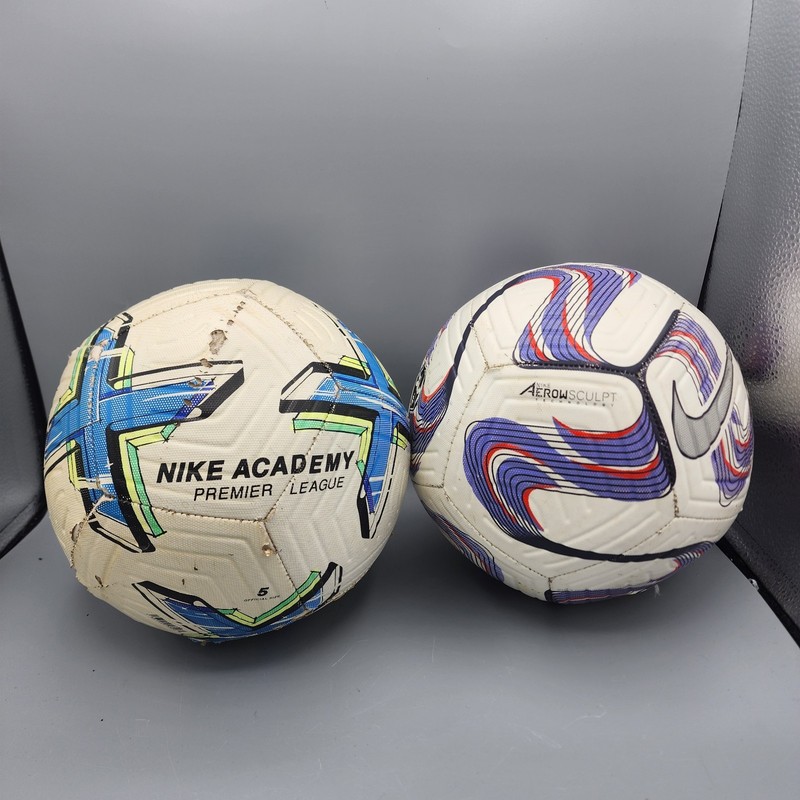 2 Nike Flight Aerowsculpt Technology Soccer Match Balls Sz 5 DO NOT HOLD AIR gallery