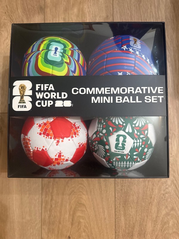 FIFA World Cup 2026 Commemorative Mini Soccer Ball Set * 4 Pack Official Designs