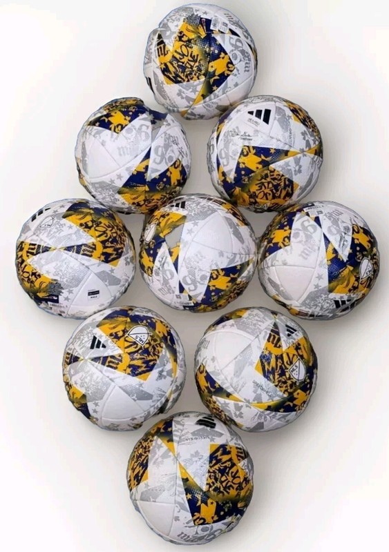 Adidas MLS Pro Official Match Ball Rare „KCC“ Kick Childhood Cancer (Set Of 9)