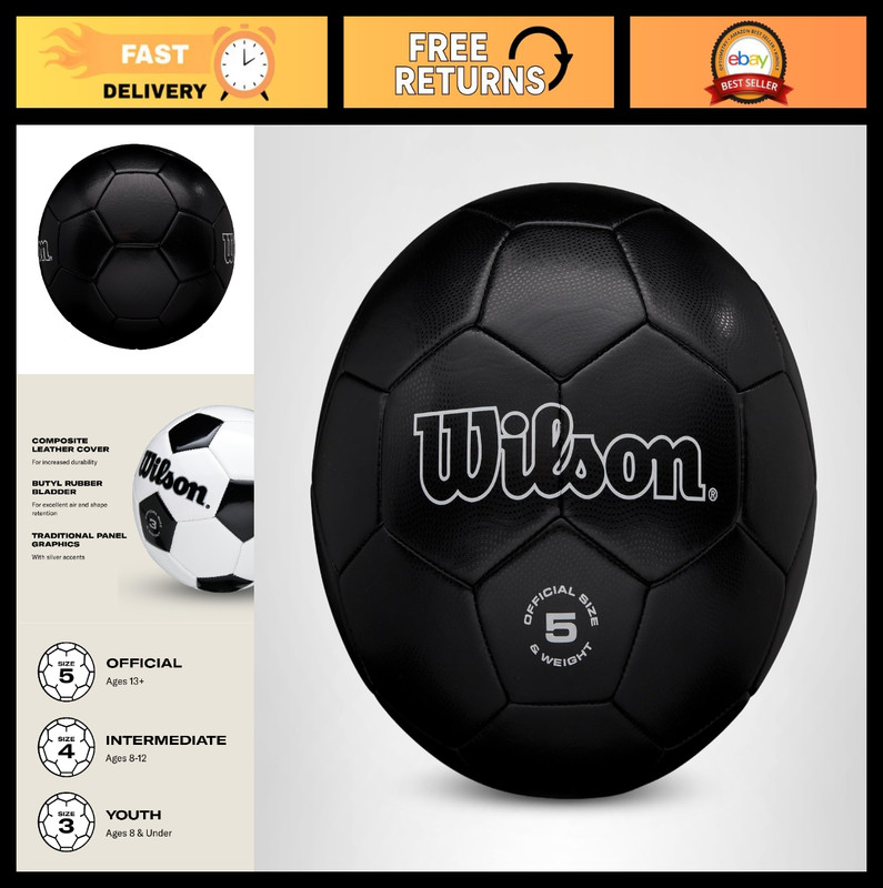 Premium Traditional Soccer Balls - Durable, High-Performance, Perfect for All Ag