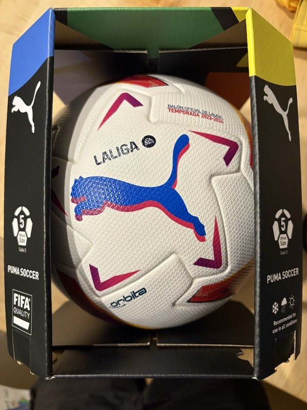 Puma Orbita La Liga 1 FIFA Quality Pro Soccer Ball TEMPORADA 2023-2024 Size 5