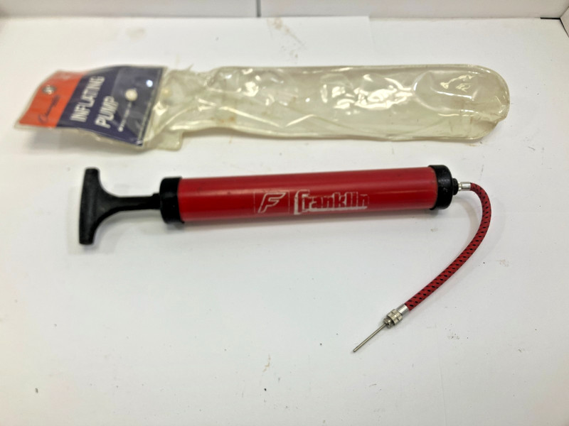 Champion Sports 10" Steel Inflating Ball Hand Pump, Inflation Needle