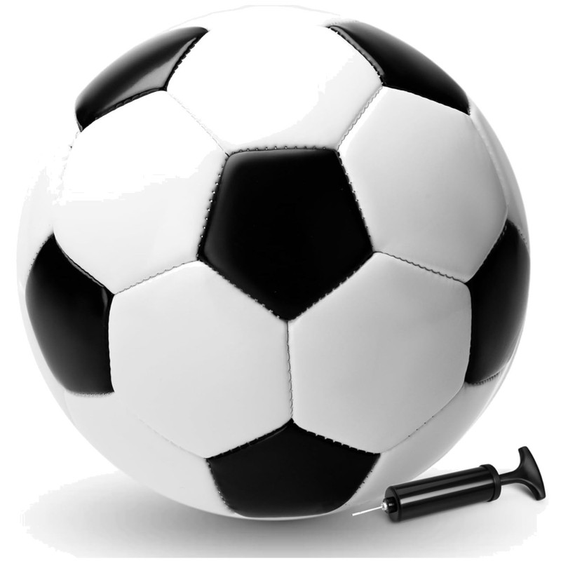 Soccer Ball Size 5 Size 4 Size 3 Size 2 with Pump Deflated – Single, 2 or 3 P…