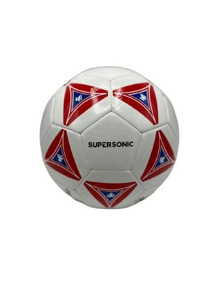 GEPARDO SUPERSONIC hand sewing OFFICIAL MATCH BALL (white and red) size-5 gallery