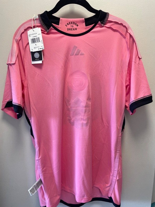 ADIDAS INTER MIAMI MESSI 10 PINK HOME JERSEY SOCCER gallery