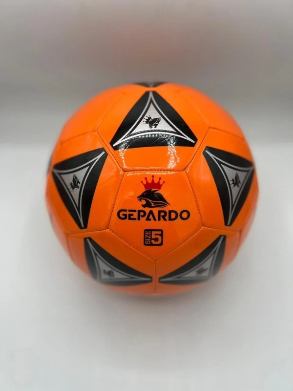 GEPARDO SUPERSONIC hand sewing OFFICIAL MATCH BALL (orange and black) size-5 gallery