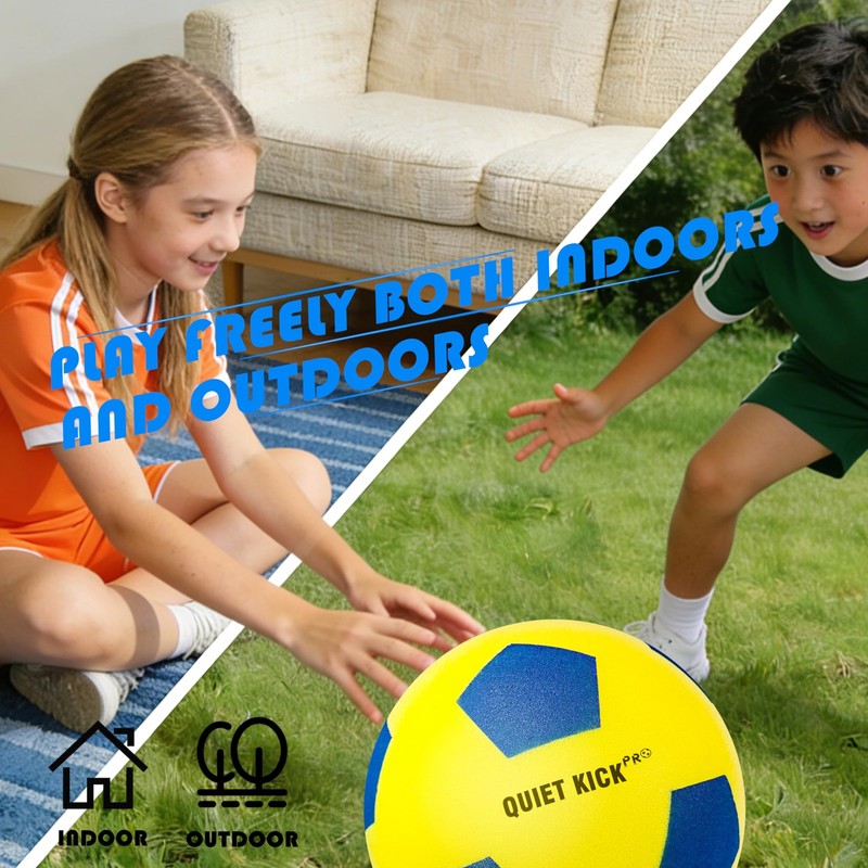 Silent Soccer Ball Pro Weighted Indoor Training MultiSport Dribbling Practice Fo gallery