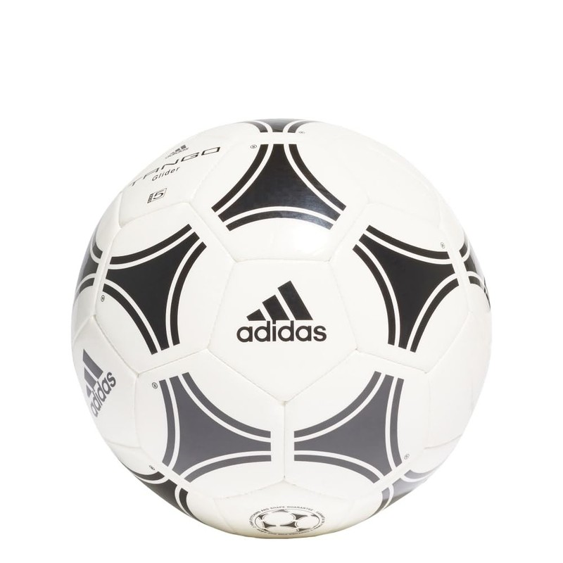 adidas Unisex-Adult Tango Glider Soccer Ball, White/Black, 5 5, White/Black