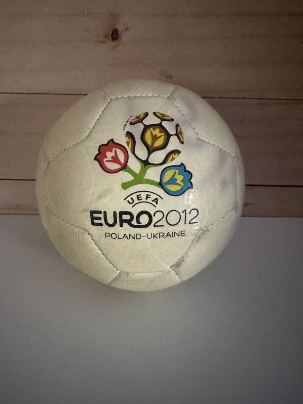 Pre Owned UEFA Euro 2012 Poland Ukrain Mini Soccer Ball