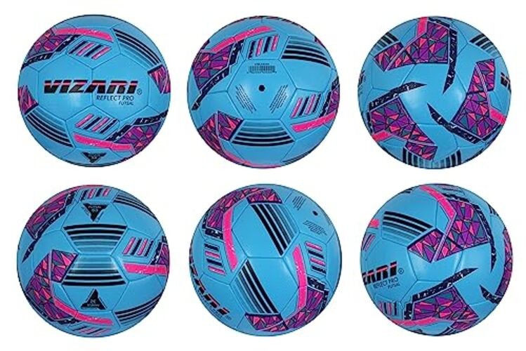Reflect Pro Soccer Ball Size | Hand-Stitched Shiny TPU Sky Blue Pack of 1 gallery