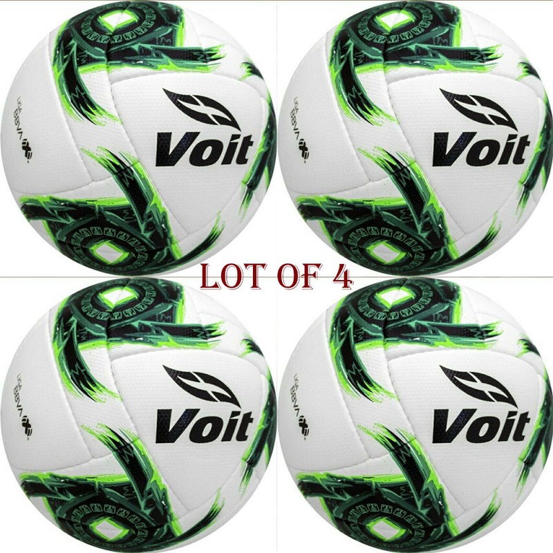 LOT OF 4 - VOIT loxus green II 2020 Special edition OMB Fifa Pro size 5 BALL