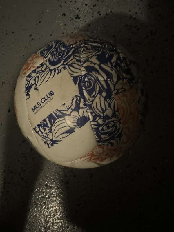 Adidas Size 4 White Blue Orange MLS Club Match Ball Replica Soccer Ball