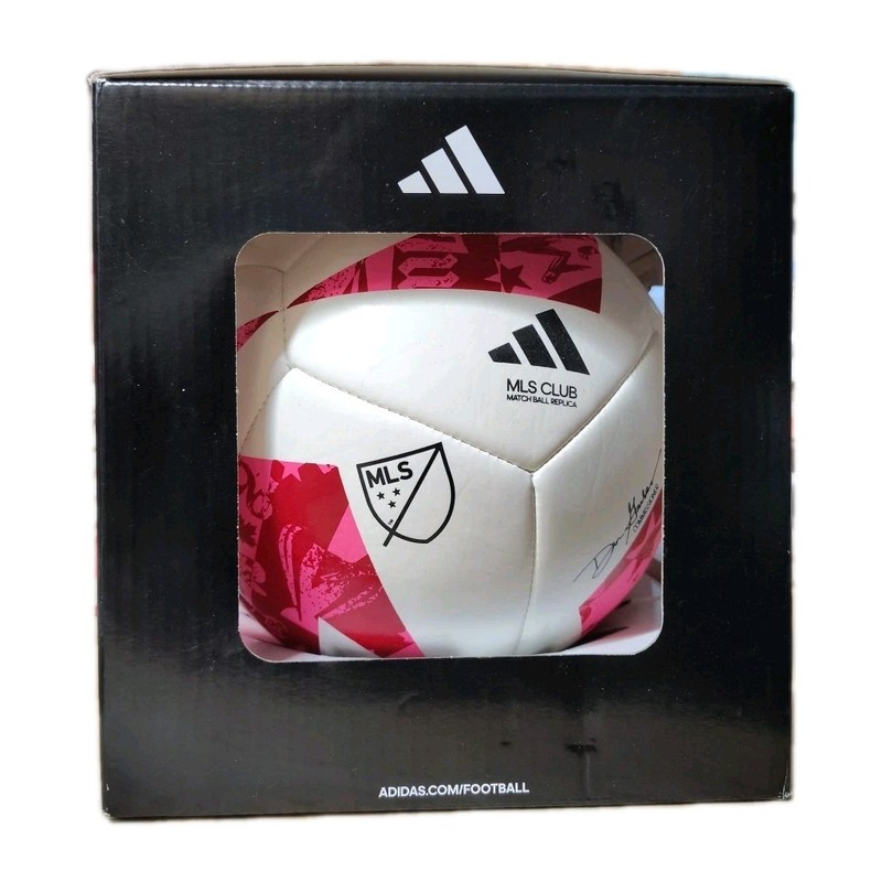 Adidas MLS Club Soccer Ball Size 3 WHITE,PINK,RED