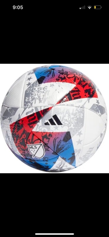 Adidas MLS Match Ball Soccer Ball Game Ball 2023 White Red Size 5 $170 NEW