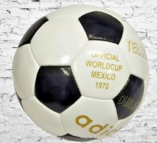 ADIDAS TELSTAR DURLAST 1970 MEXICO FIFA WORLD CUP SOCCER MATCH BALL | Size 5 gallery