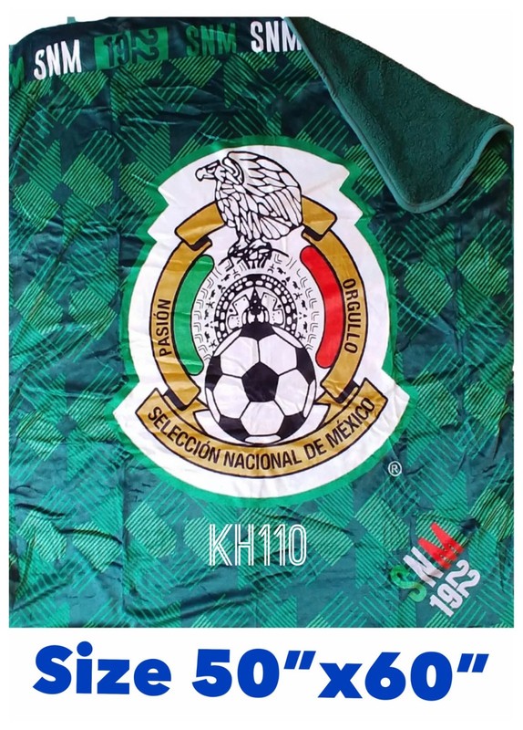 Soccer Team With Sherpa Lining Throw Blanket 50"x 60" gallery