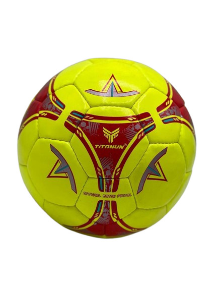 TITANUN IMPERIOR premium A+ quality ( Yellow and Red ) Futsal size-4 gallery