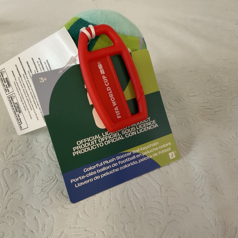 FIFA Plush Soccer Ball Keyclip NWT gallery