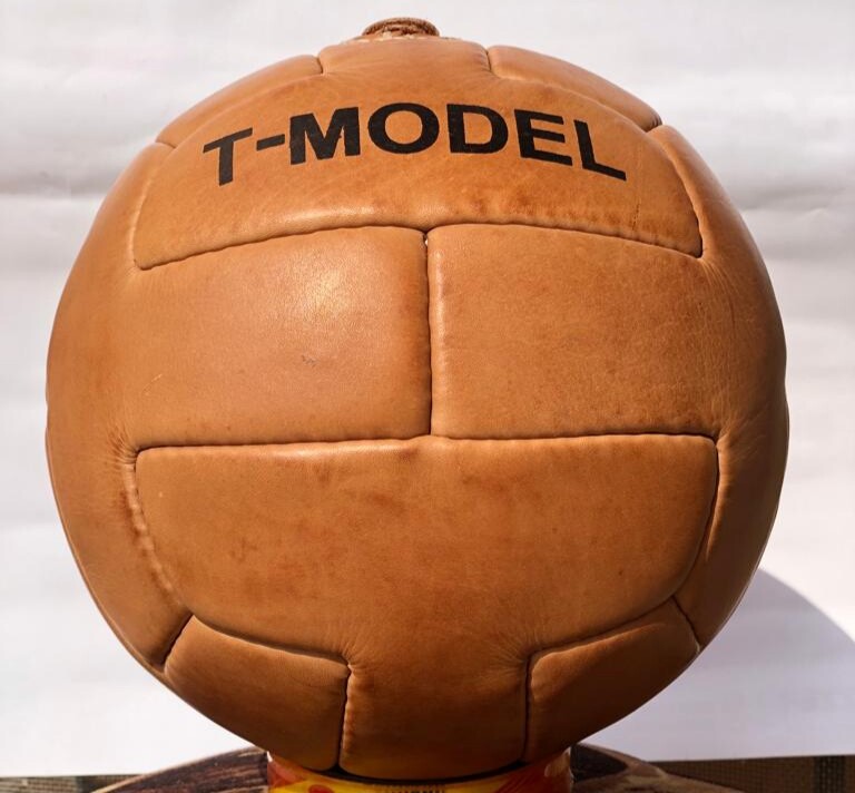 1930 T-MODEL 2ND HALF FINAL FIFA WORLDCUP BALL | *GENIUNE LEATHER* SIZE 5 gallery