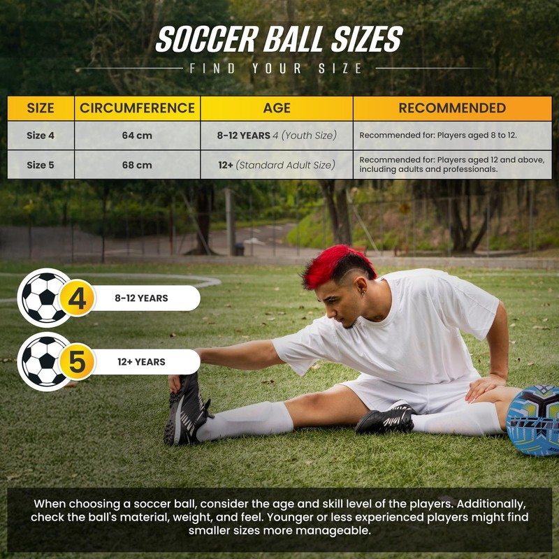 Adelanto Soccer Ball - NFHS Approved - Durable 12 Panel Design - Fusion Seam ... gallery