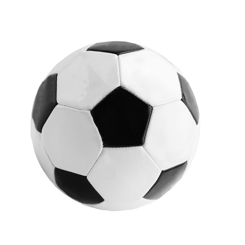 Size 5 Professional Training Soccer Balls PU Leather Black White Football2832