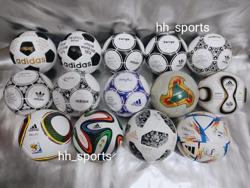 Adidas Historical Set 14 PCS World Cup 1970 – 2022 Soccer Match Ball SIZE 5