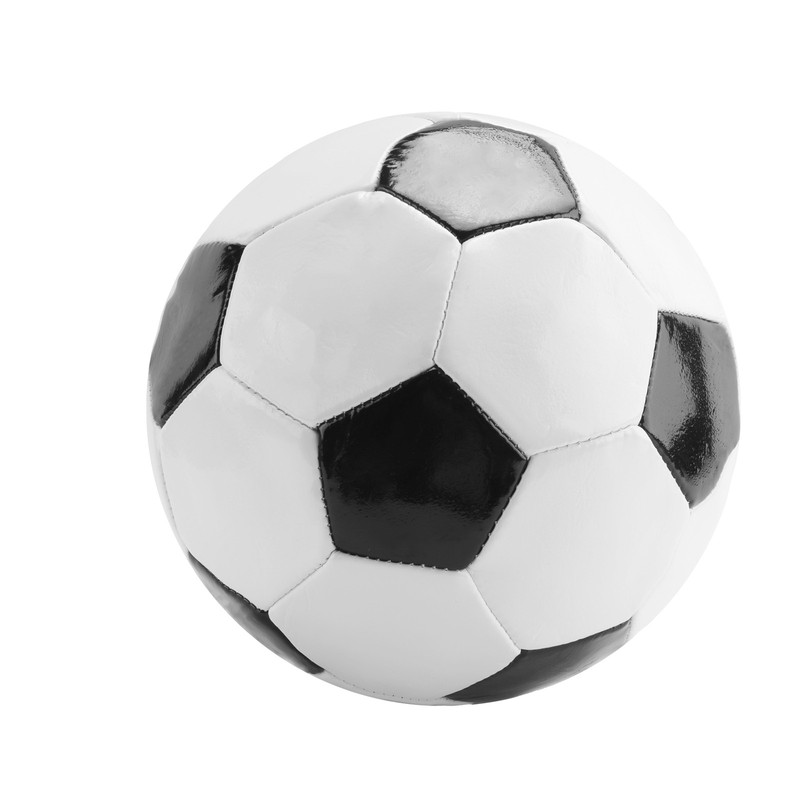 Size 5 Professional Training Soccer Balls PU Leather Black White Football4809