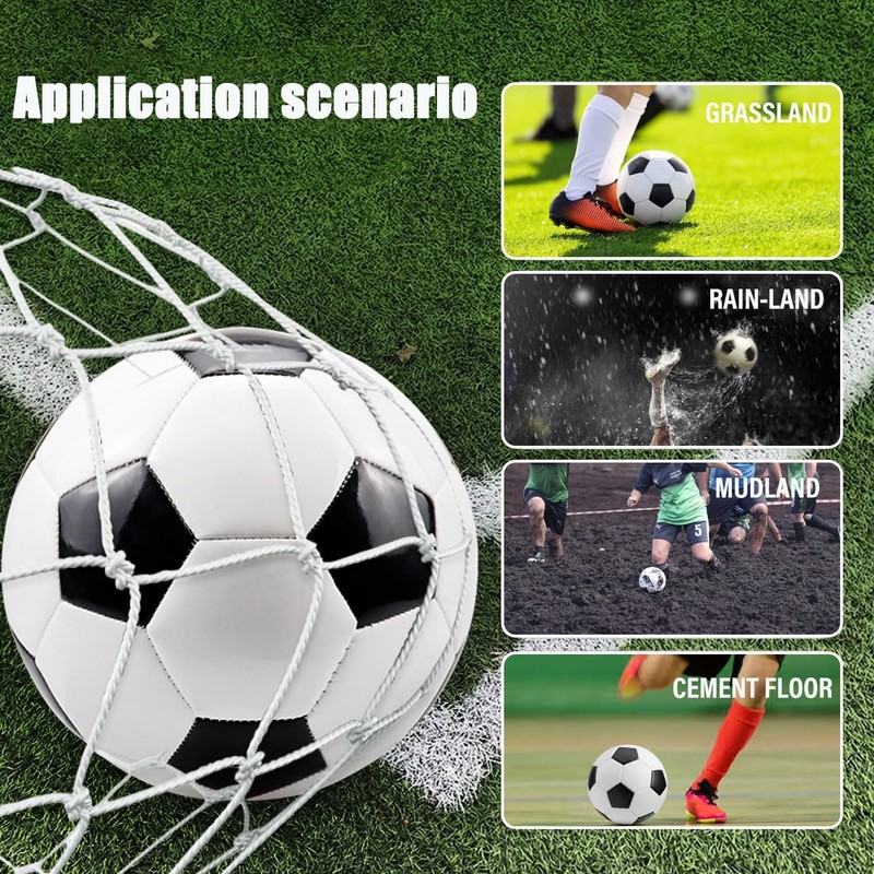 Bulk Soccer Ball Set - 6 Sizes 5/4/3 with Pump and Needles Included gallery