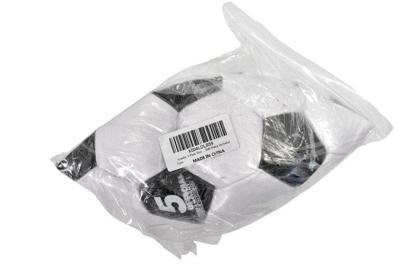 Aoneky Soccer Ball Size 5 Recreation Training White Pump 1-Pack X004LDLS59