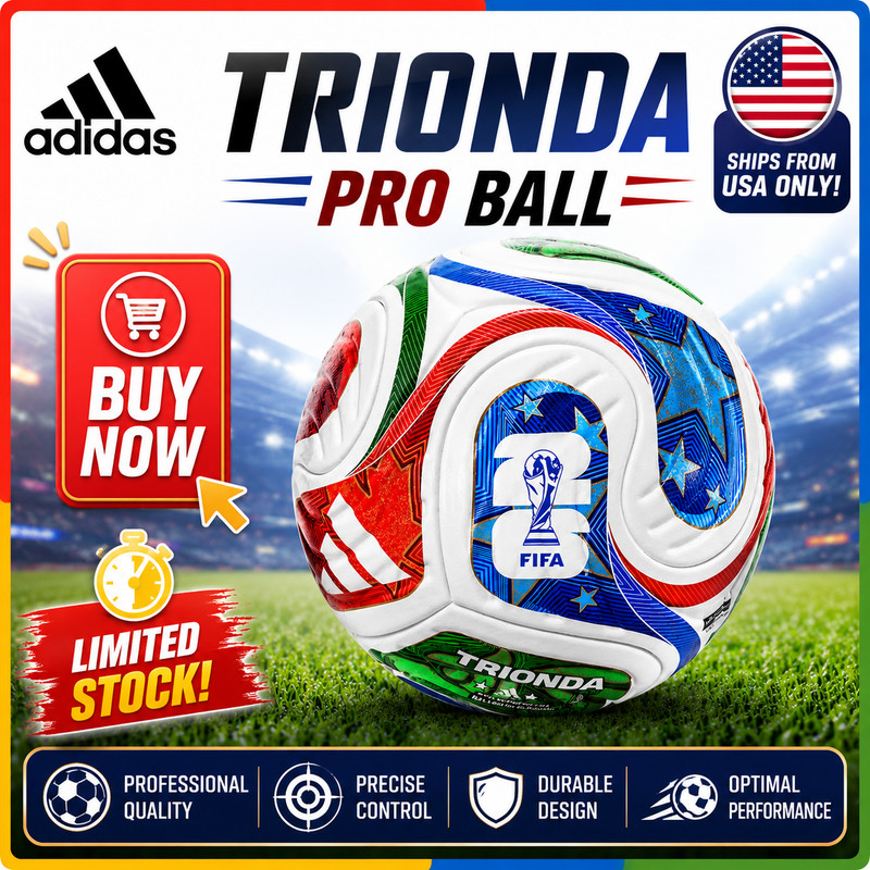 New Adidas Trionda Pro Offical Match Ball FIFA World Cup 26 Size 5 Soccer Ball