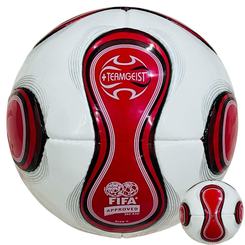 Adidas Teamgeist 2006 FIFA World Cup Final soccer Match Ball – Red , #5